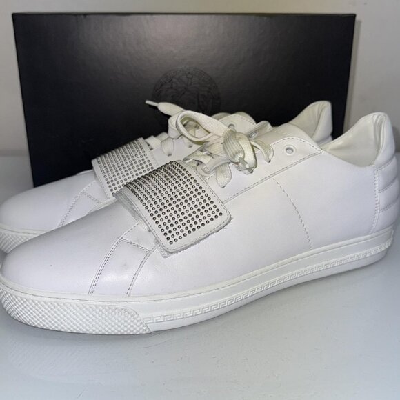 Versace Vitello Sneakers Mens US 13